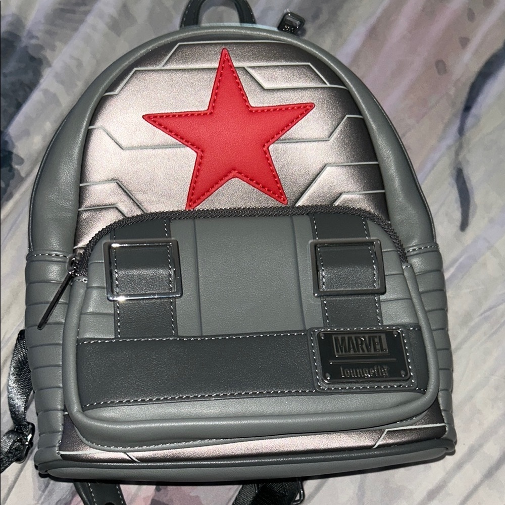 Marvel loungefly winter soldier mini backpack
